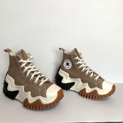 Converse Run Star Motion High Sand Dune Platform Sneakers Women s Sz 7.5