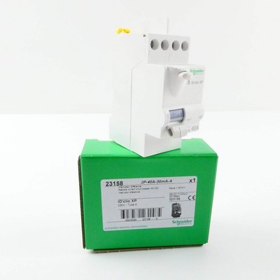 SCHNEIDER ELECTRIC 23158 2P-40A-30mA-A (230VAC 30mA 40A) DIFFERENTIALSCHALTER