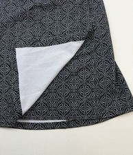 RipSkirt Hawaii Sz L A-line Wrap Skirt Black Pearl Batik Travel Swim Beach Ltwt