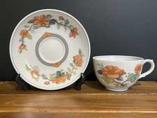 Vintage Heinrich Germany Tea Cup & Saucer No Chips Or Cracks Floral Design VGC