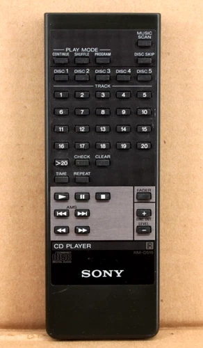 Genuine SONY RM-D515 Remote Control For Cd Player - Tested - Works