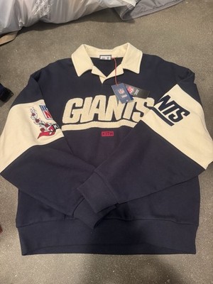 Kith NY Giants Crewneck Rugby Shirt Sweater