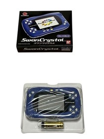 Bandai WonderSwan Swan Crystal Blue Violet Console System Unused Game From Japan