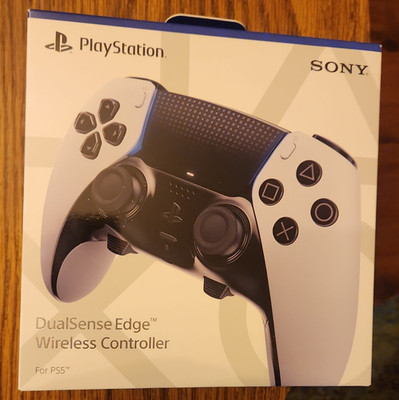 Sony DualSense Edge Wireless PS5 Controller, Back Buttons, White/Black CFI-ZCP1