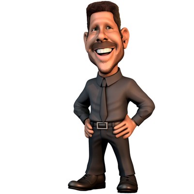 Atletico De Madrid Cholo Simeone Minix Figur 7cm Eleven Force