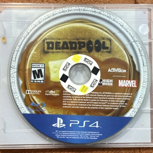 Deadpool PS4 Loose disc