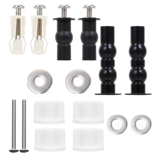 Bolsa de Tornillos Continuados Y Tuercas Para Asientos de Inodoro Kit de Pernos Universal - Imagen 2 de 12