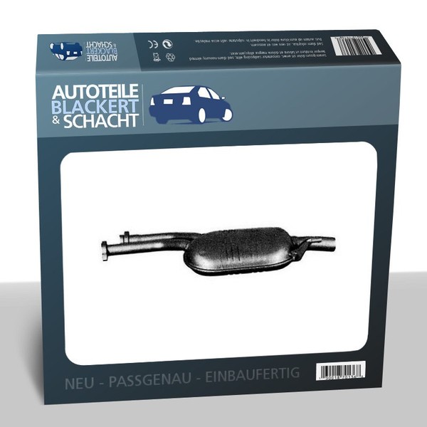 Auspuff Mitteltopf für Mercedes-Benz C124 S124-image