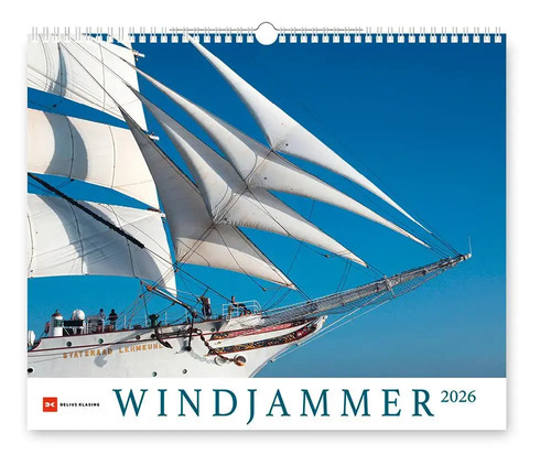 Windjammer 2026 | Kalender | 14 S. | Deutsch | 2026 | Delius Klasing Vlg GmbH