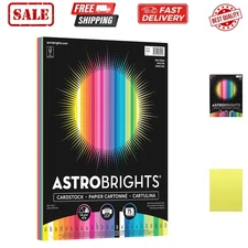 Astrobrights Colored Cardstock, 8.5” x 11”, 65 lb / 176 gsm, "Spectrum" 25-Co...