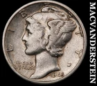 1945-D Mercury Dime- Silver- Scarce Better Date No Reserve #J3954