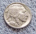 1913 Type-1  Buffalo Nickel AU  #1