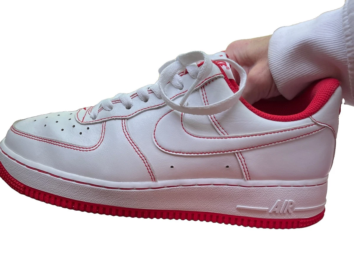 Nike Air Force 1 White University Red for Sale | Authenticity