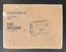 Rocgorld Tire Inflator R8 Fast Inflating 150 PSI Portable Air Compressor 12V DC