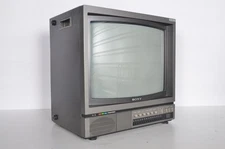 SONY Trinitron 19 inch Color Video Monitor Vintage TV 1981 Japan Made Retro Nice