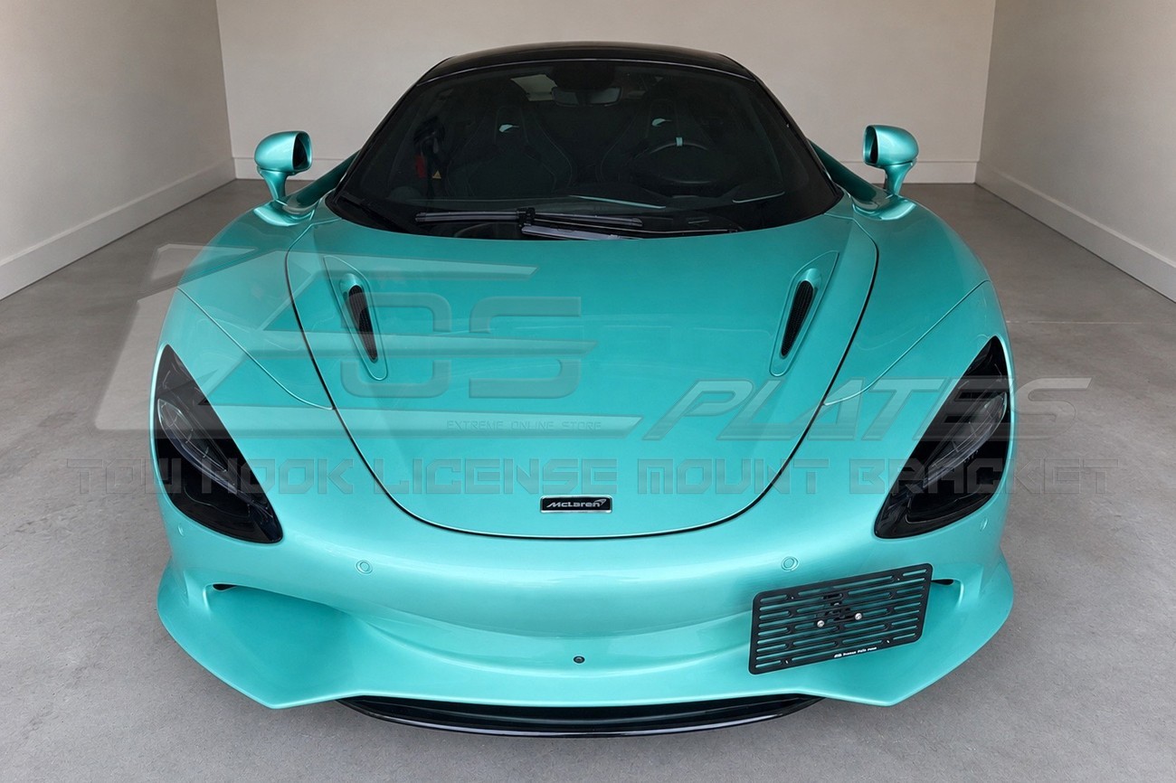 McLaren 750S Front License plate frame