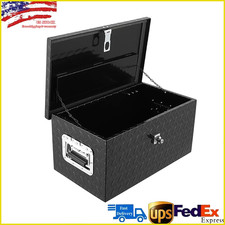 Heavy Duty 20 Inch Aluminum Diamond Plate Tool Box W Lock Keys Waterproof New Heavy Duty 20 Inch Aluminum Diamond Plate Tool Box W Lock Keys Waterproof New