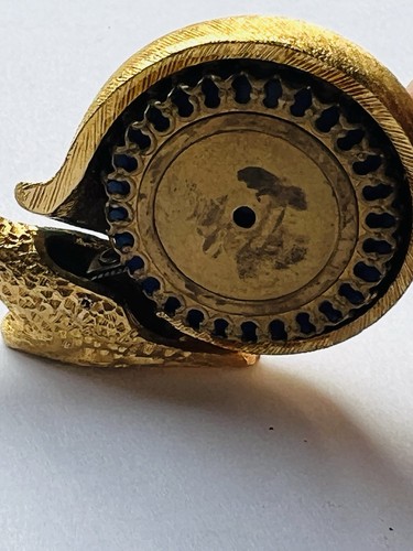 Nastro di misurazione retrattile figura lumaca Firenze vintage tono oro - Foto 19 di 22