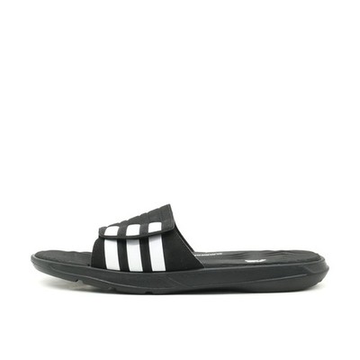 adidas Herren Sandale EU 44  Adissage Schwarz Weiß Performance