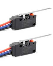 Waterproof Micro Limit Switch with Long Straight Hinge Lever for Indoor and O...