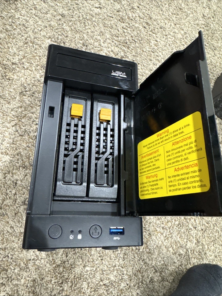 Seagate SRN02D 2-Bay Network Attached Business Storage Server *NO AC ADAPTER* - Image 4 of 4