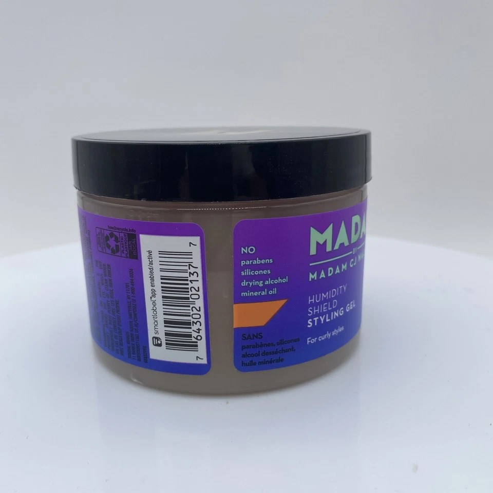 Gel de peinado protector de humedad Madam by Madam CJ Walker para estilos rizados 10 oz Foto 4 de 4
