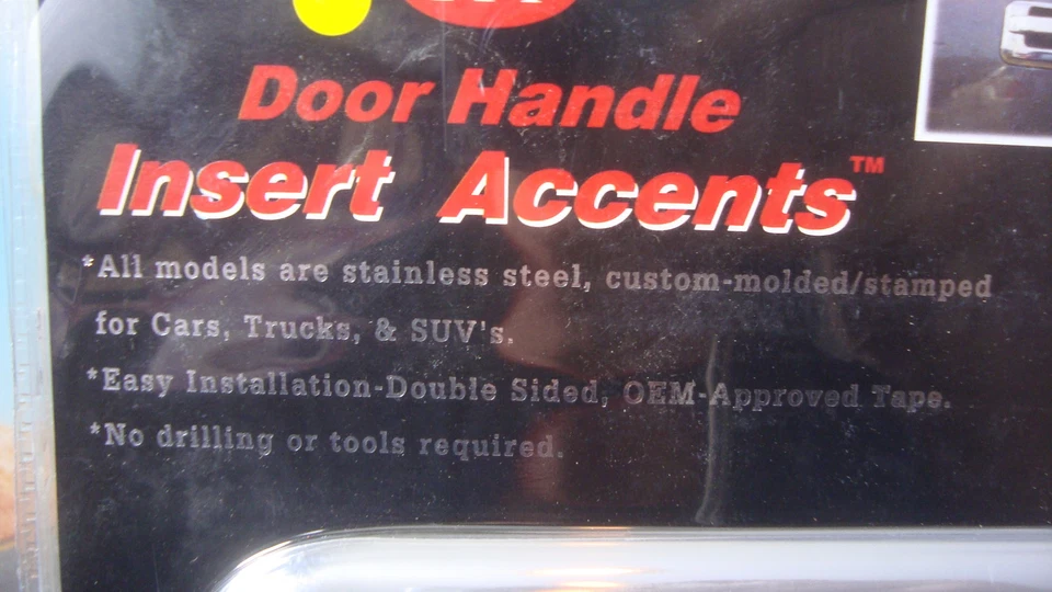 DOOR HANDLE COVERS Stainless Steel 4 Piece TFP 262 Fits FORD F-150 4 Dr 04-11 P2 - Изображение 3 из 4