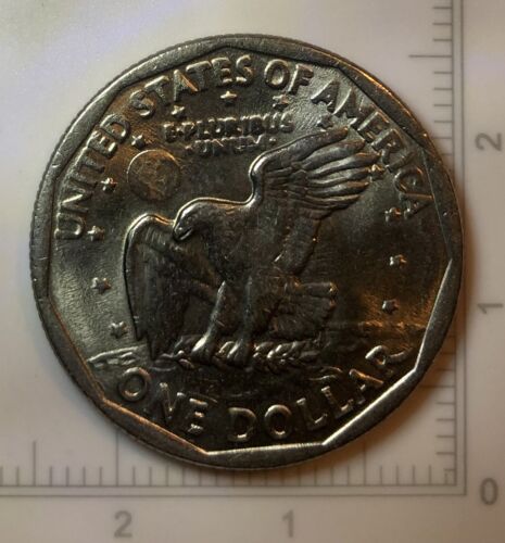 1979 P Susan B Anthony Dollar Die Clash & Extreme Die Wear Error Coin - Picture 2 of 15