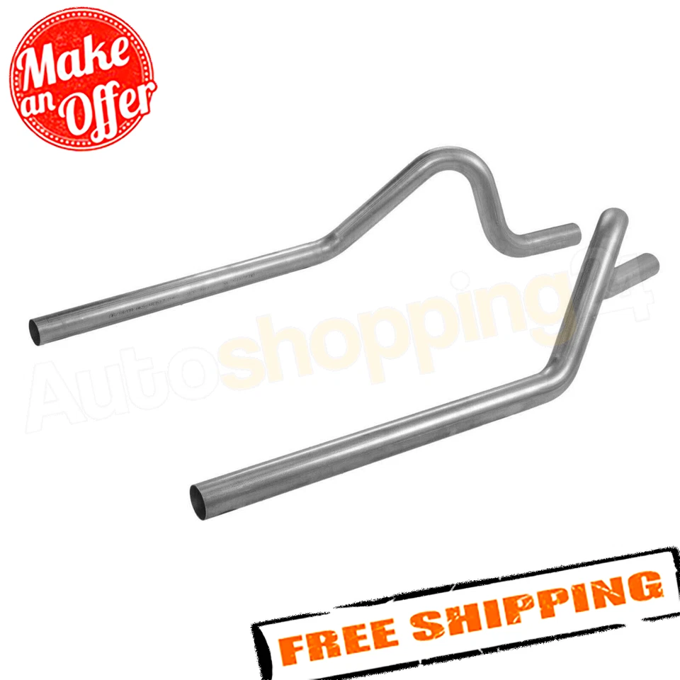 Flowmaster 15807 Pre-Bent Tailpipes for 1965-1973 Ford Mustang Foto 2 de 4