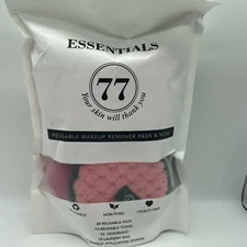 3 pcs Soft Reusable Makeup Remover Pads 1 Headband 1 Towel Washable face Kit