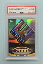 2011 Topps American Pie Enron Bankruptcy Foil #182 Card PSA 10 Pop 1