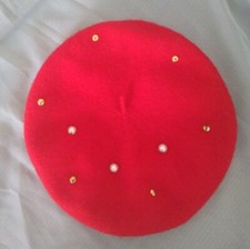 Woman's French Beret Hat G-VG Condition   Shipping