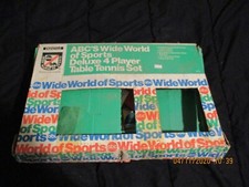 ABC'S WIDE WORLD OF SPORTS TABLE TENNIS SET - INCLUDES PADDLES , NET , QUICK SET