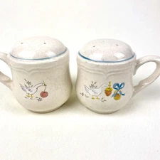 International Tableworks MARMALADE GEESE Salt Pepper Shakers VTG Cottage Core