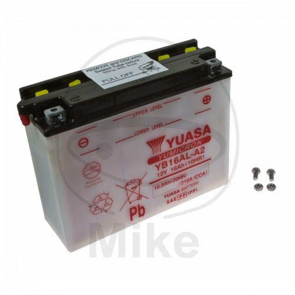 BATTERIA YB16AL-A2 YUASA SENZA   for YAMAHA 750 XV VIRAGO U/J 1992-1995