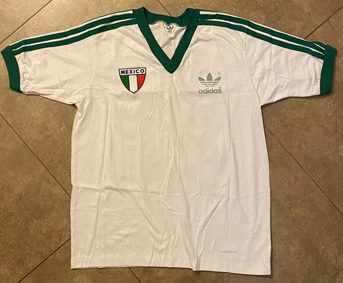 seleccion mexicana jersey #22 Manuel Negrete 1985 Camiseta Adidas Vintage  Mexico | eBay