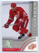 2001-02 SPx Hockey Samples - #19 - Steve Yzerman - Detroit Red Wings