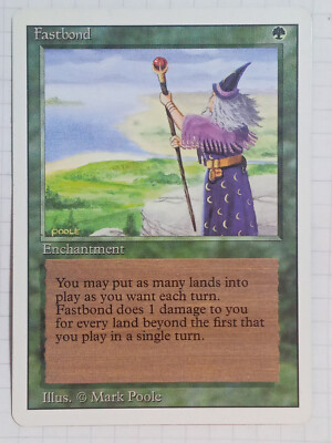 Fastbond * Revised * Englisch * Magic The Gathering MtG