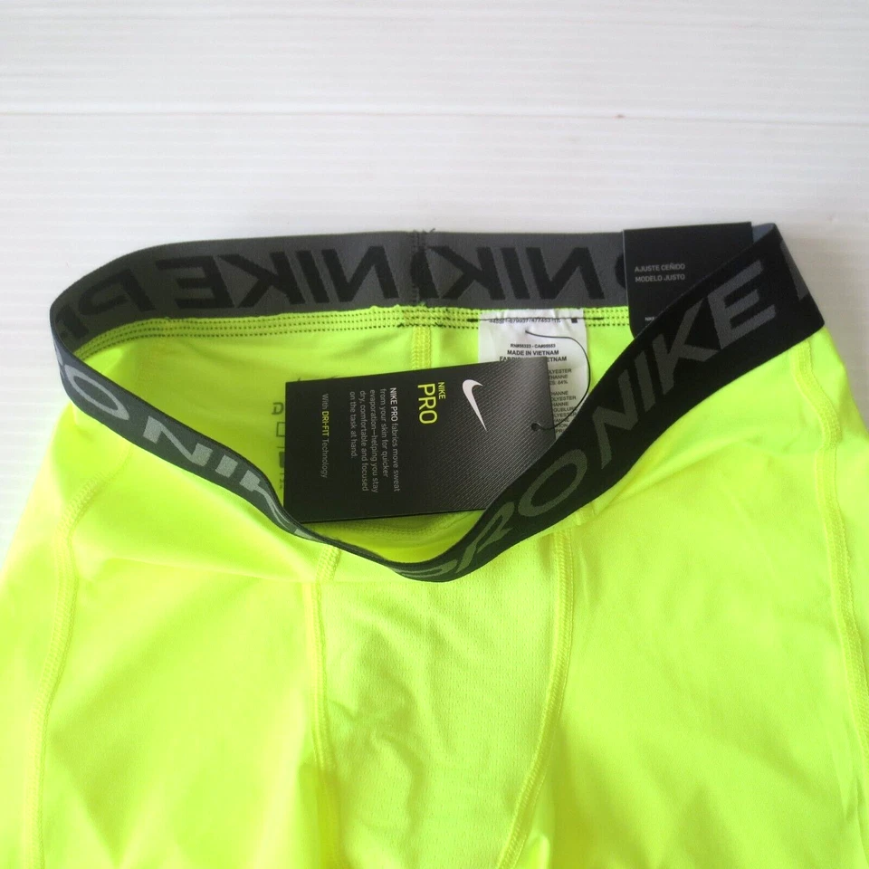 Medias Nike Pro 3/4 de longitud para niños - CK4542 702 - Volt Neon - Talla XL - COLOR RARO Foto 4 de 4
