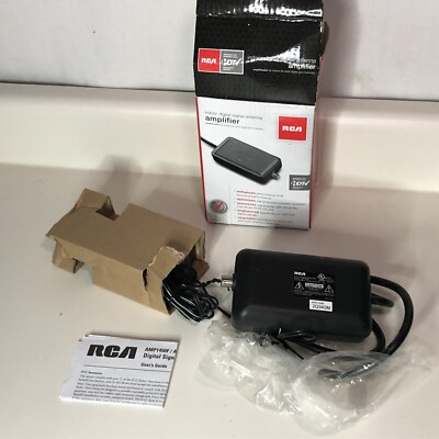 RCA-Powered Digital Antenna Amplifier Works With Any Antenna With