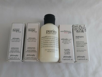 NEW Philosophy Purity Made Simple Facial Cleanser 2oz peeling mouse exfoliator 