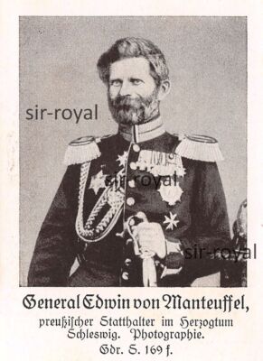 General Edwin von Manteuffel - 1928 - Historische Abbildung ~6x9cm