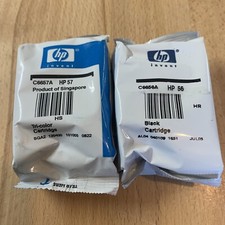 GENUINE NEW HP 56 57 Ink Cartridge 2-Pack for DeskJet 5150 5550 5850 9650 9680