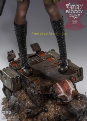 Juzhen 紅日〈ブラッディーサン〉 ダム　DAMTOYSダムトイ DAMTOYS × Art Page Collaboration Artist Juzhen Bloody Sun