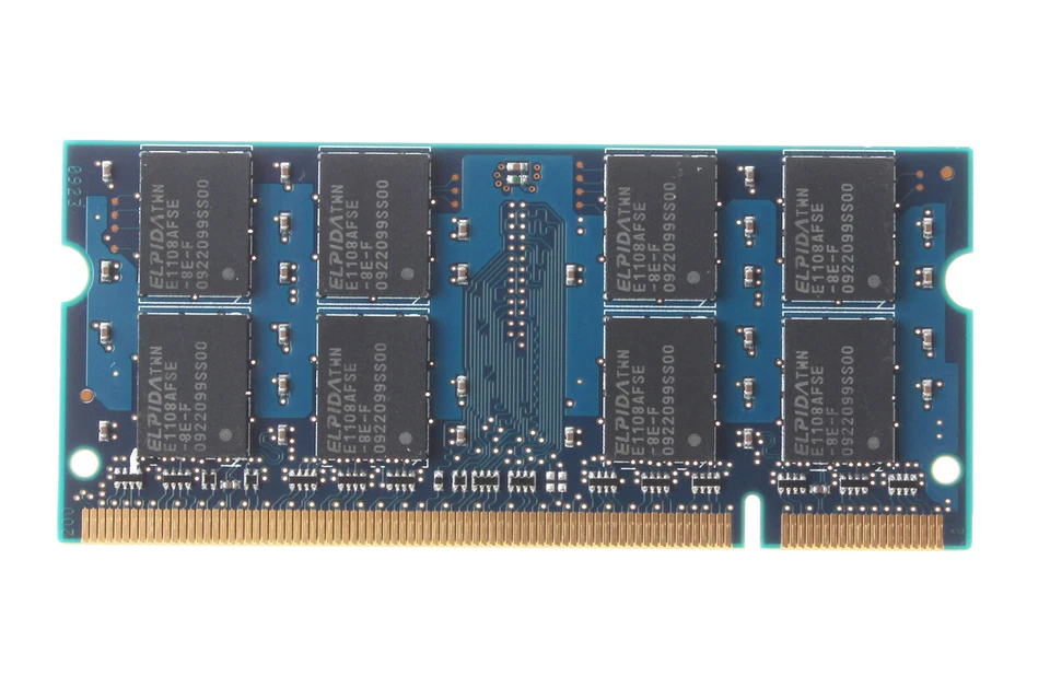 Elpida 2 GB 2GB RAM 2Rx8 PC2-6400 DDR2 800Mhz 200Pin SODIMM Laptop Memory NONECC - Image 2 of 4