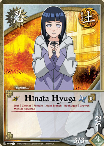 Hinata Hyuga - N-493 - Common - 1st Edition - Foil A New Chronicle