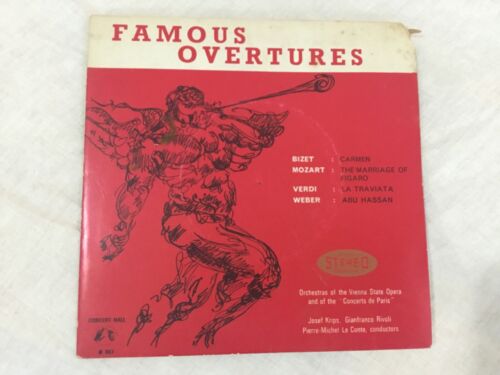 FAMOUS OVERTURES Vinyl 45 LP 7" Australia Very Good condition (8V0) 1963 - Picture 1 of 8