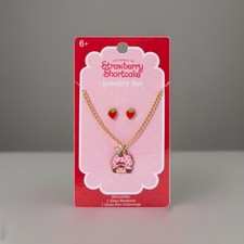 The World Of Strawberry Shortcake Jewelry Set One Necklace Earrings BNWT