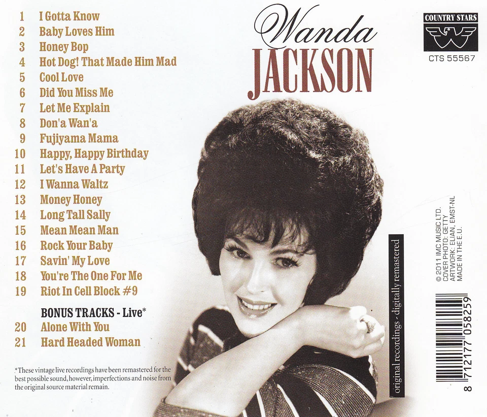 WANDA JACKSON - CD - PIONEER OF ROCK'N'ROLL - Bild 2 von 2