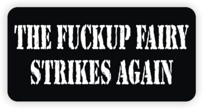 F*ckup Fairy Sticker Decal